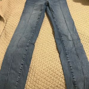 Free People Light Wash Skinny Jeans